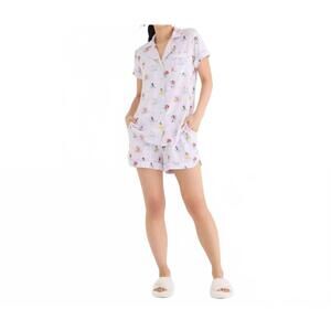 NEW MAGNETIC ME princess classic with a twist short sleeve pajama set in multi